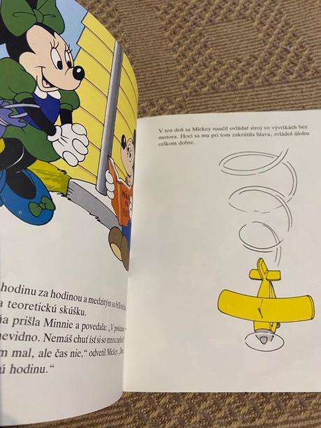 Zberateľská kniha walt disney mickey mouse v oblak, 