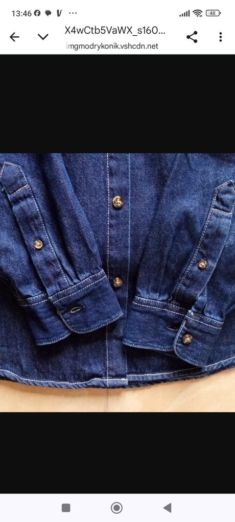 Pánska riflová košeľa, reserved,m