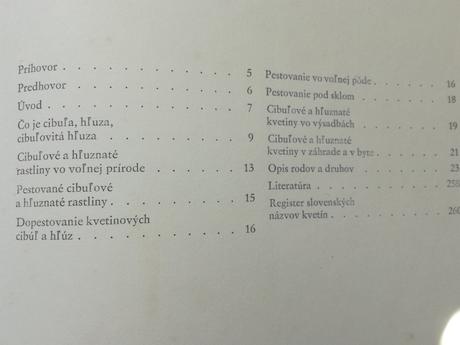 Cibuľové a hľuznaté kvetiny, 