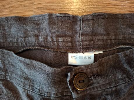 Pánske ľanové nohavice veľ l/34 značka pohan, l