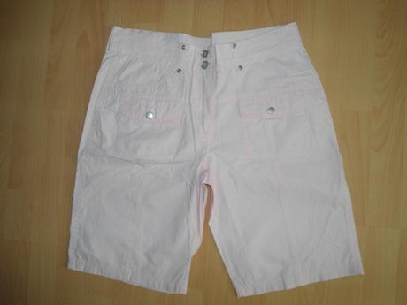 Kratke damske letne ruzove nohavice, l