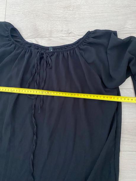 Čierny top, madonna,xl