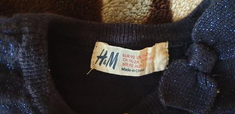 Trblietavé šaty, h&m,92