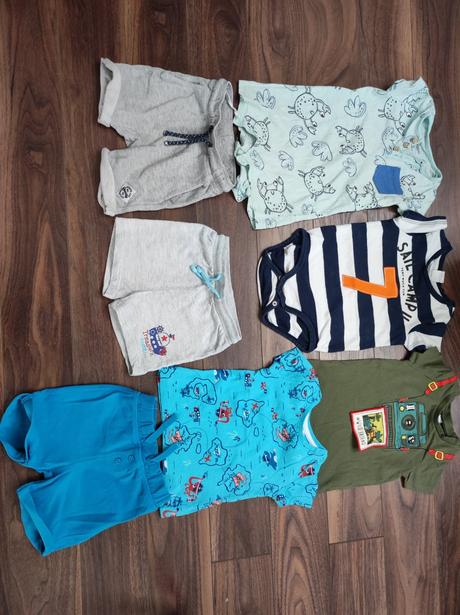Letný balík oblečenia pre chlapca, 68–80