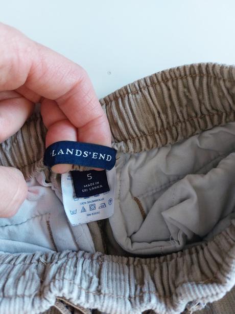 Nohavice manchestrove land's end 110/116, 110