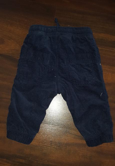 Menčestrové nohavice, h&m,68