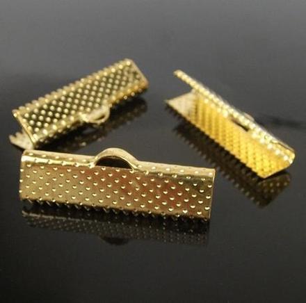 Bižutérna koncovka zlatá, 