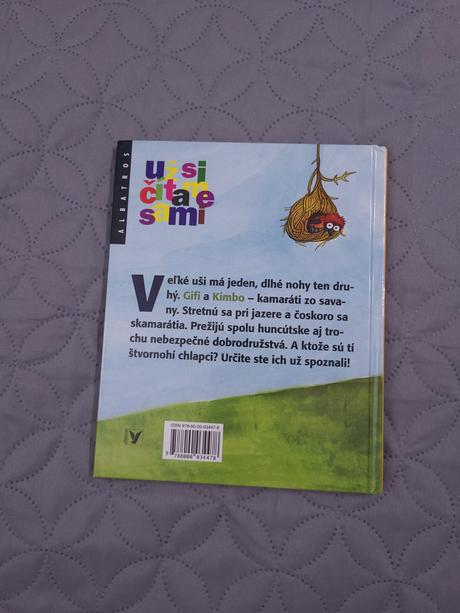 Kniha velke usi a dlhe nohy, super stav,