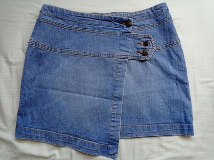 Džínsová sukňa, h&m,42