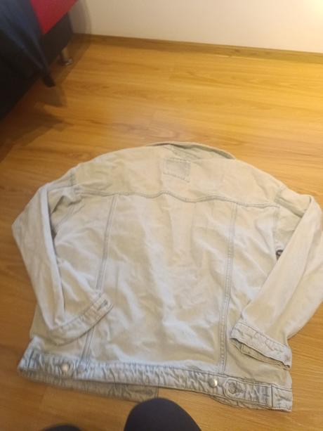 Pánska riflová bunda, pull&bear,l