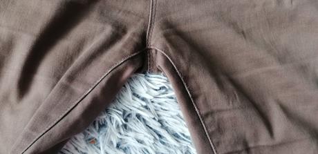 Dámske hnedé nohavice l, 28