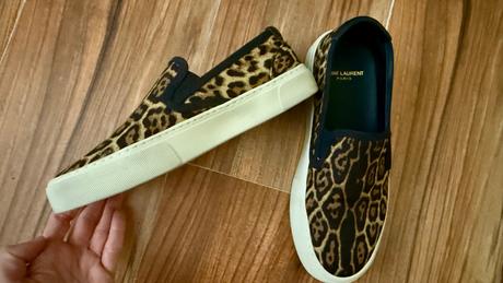 Saint laurent venice leopard espadrilky, 37
