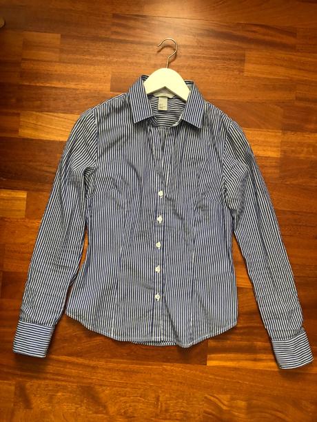 Košeľa pásikavá, h&m,xs