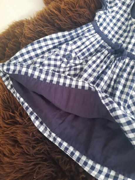 Detské kockované šaty 2-3roky, debenhams,98