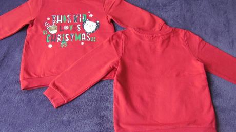 Vianočné mikinky pre dvojičky 92, 92