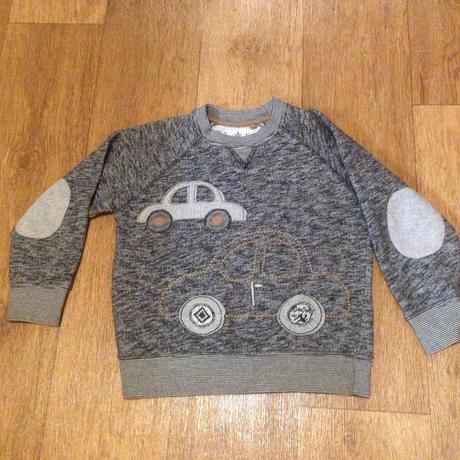 Autíčková mikina, next,110