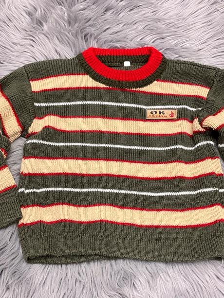 Chlapčenský pásikavý sveter, 86