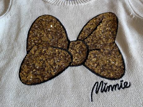 Pulóvrik s minnie mouse mašľou, disney,134