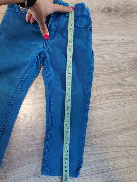 Chlapčenske modré rifle, h&m,98