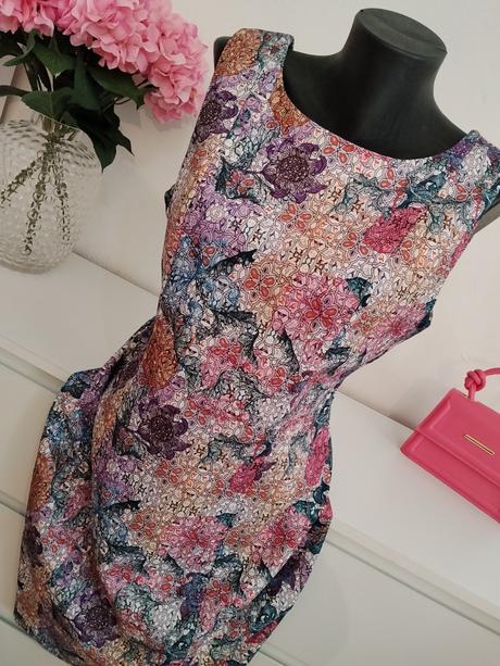 H&m vzorované šaty s otvoreným chrbtom, h&m,44