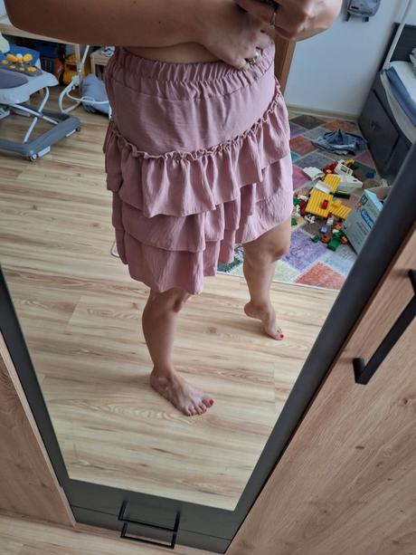 Damska volanova sukňa, 