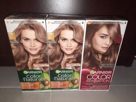 3x nová farba na vlasy,