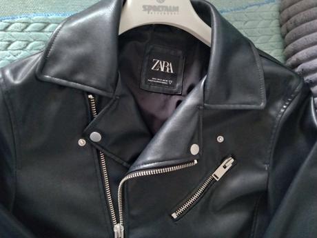 Zara koženková bunda veľk.s, zara,s