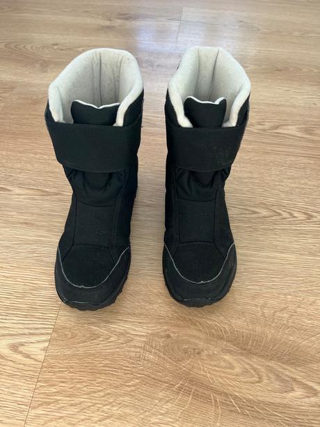 Čierne snehule decathlon v. 34, decathlon,34