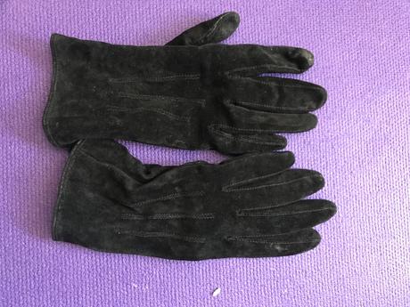 Rukavice elegantné z umelej kože, m