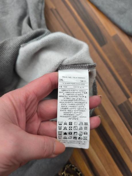 Sivá mikina benetton 164/170, benetton,164 / 170