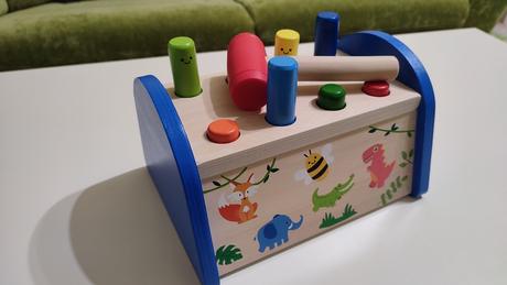 Drevená motorická hračka, 