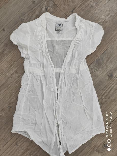 Biela bluzka, bershka,s