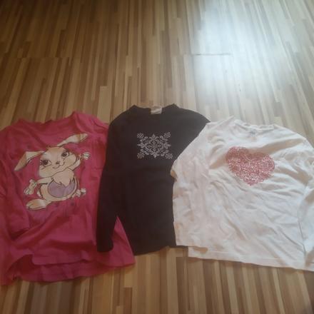 Predam 4 dievčenské trička, f&f,122