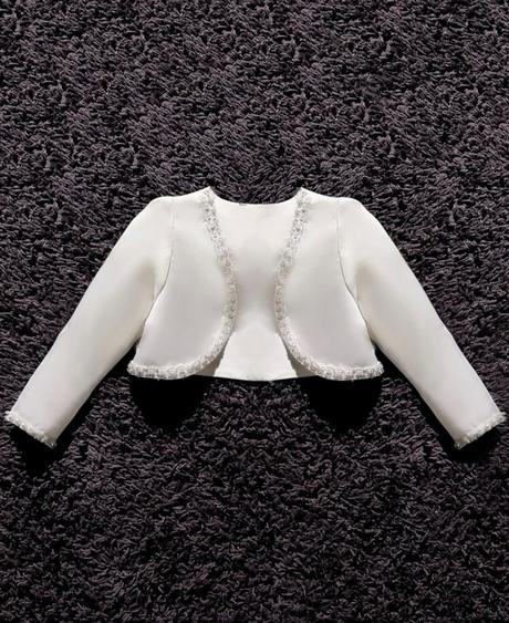 Bolerko, svetrik k šatám na prijimanie, 122 - 158