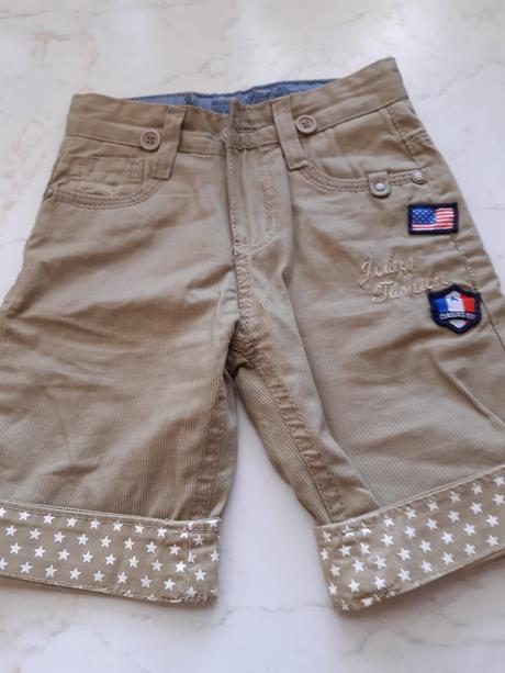 Nádherné šortky, denim,92