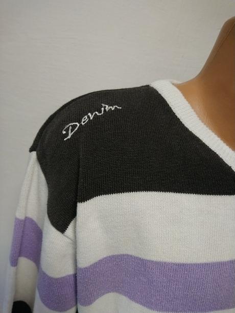 Pánsky farebný pulóver, john devin, m