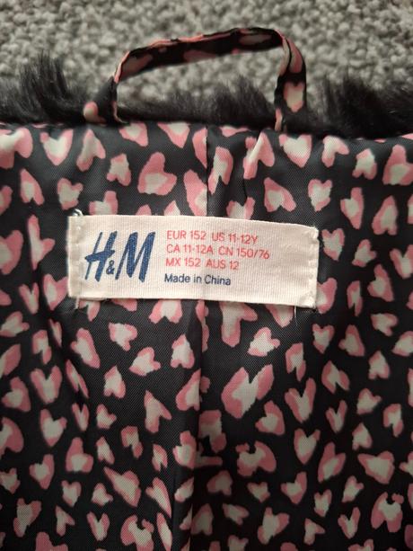 Dievčenská vesta, h&m,152