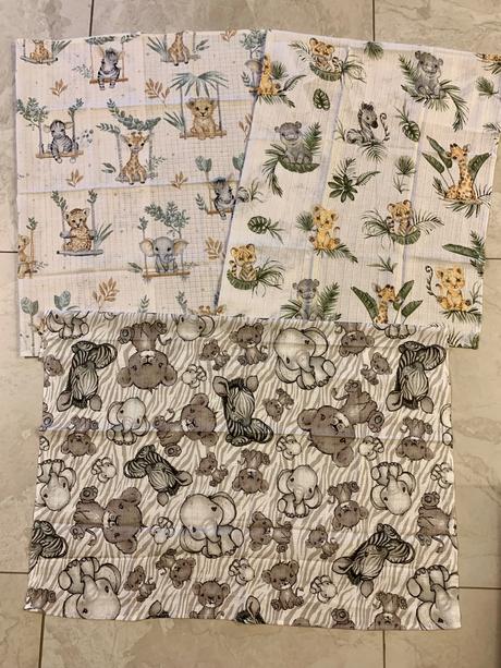 Nové bavlnené plienky,