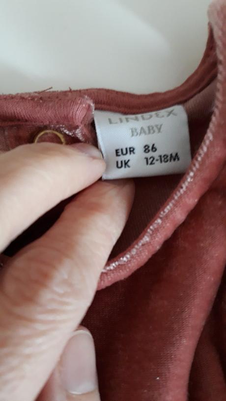 Sametovy overal 12-18 m, lindex,86