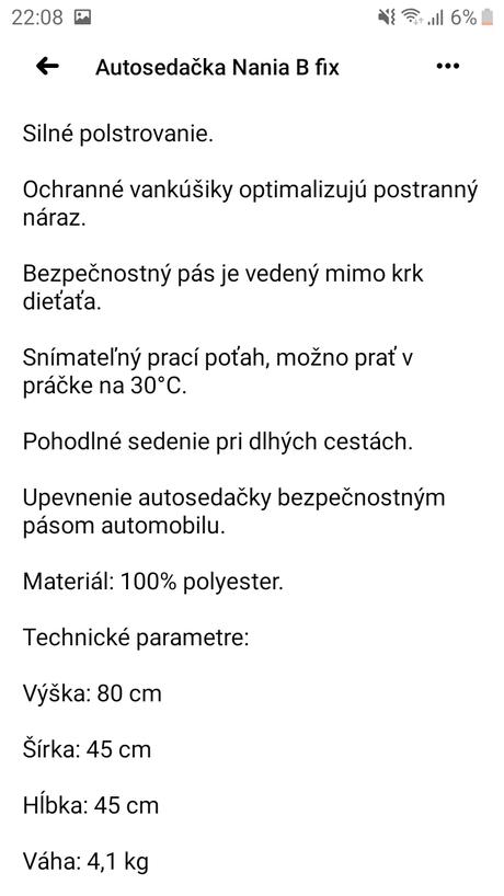 Autosedačky narnia, 