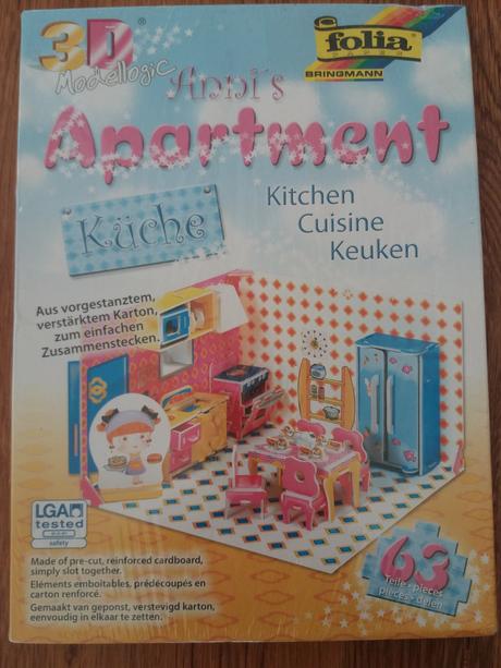 3d papierová skladačka kuchynka, 