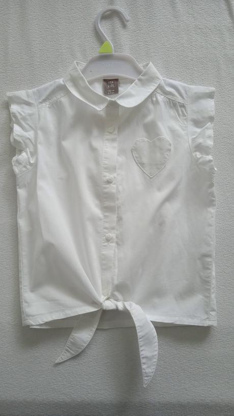 Košeľa s kr. rukávom na viazanie v páse, pepco,122