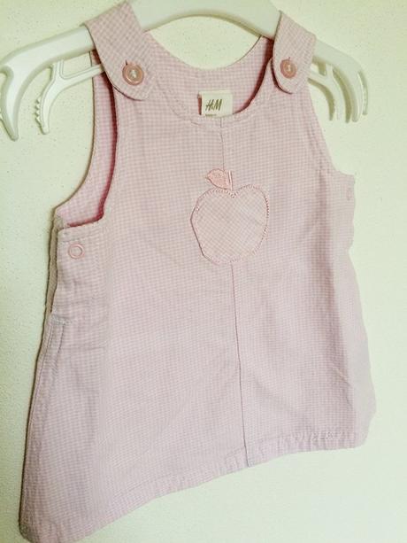 Nenosene pepitkavé šatičky, h&m,68