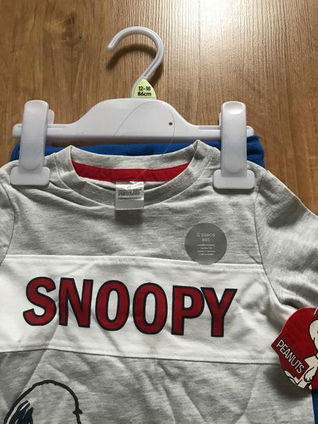 Suprava dlhy rukav, peanuts,86