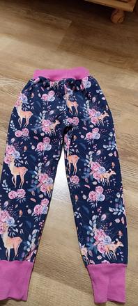 Softshelové nohavice 6-8r., 122