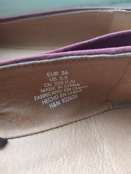 Balerínky, h&m,36
