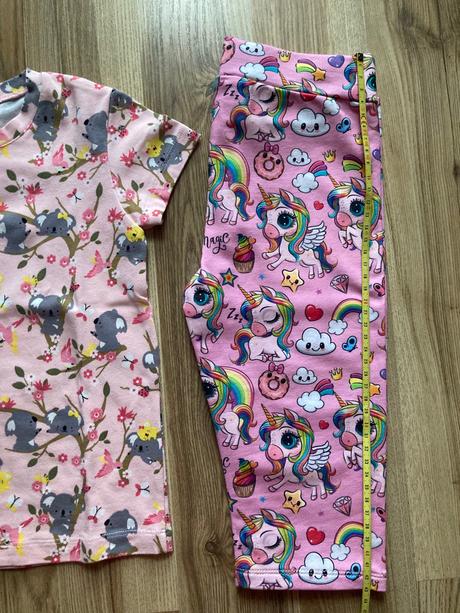 Kratasy unicorn + zadarmo tricko, 104 / 110 / 116