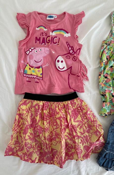 98/104 babský letný balíček vecí za 10e, 86–98