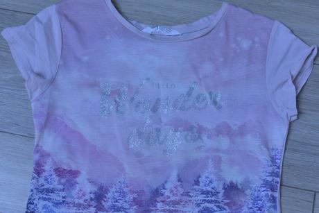 Tričko s motívom zimy, h&m,146