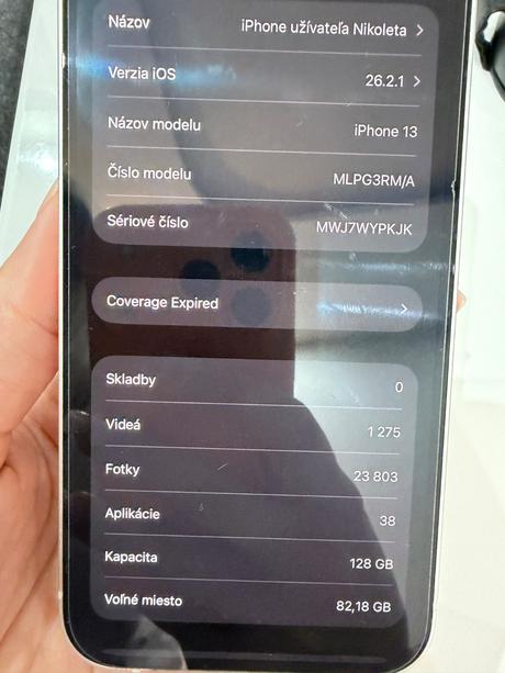 Iphone 13 biely 128gb, apple